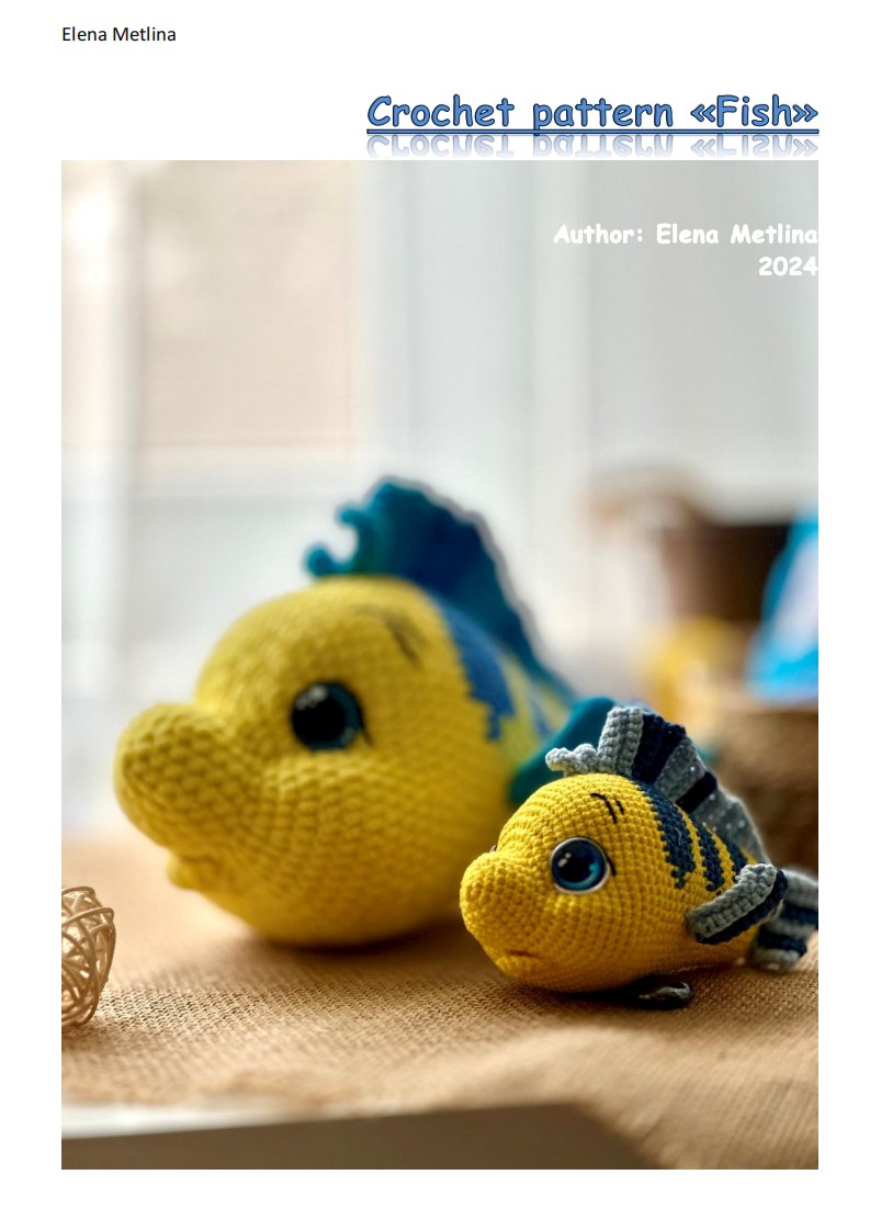 Toys Metlina Elena - Elena Metlina - Fish