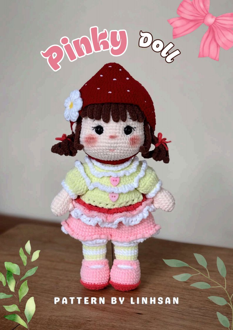 Linhsan crochet 79  LinhSan Handmade - Linh San- Pinky Doll
