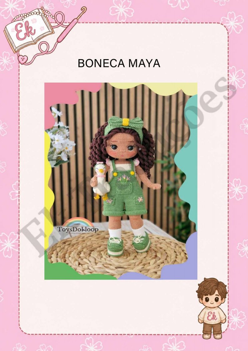 Organic Toyss - ToysDolloop - Gözde Diril - Doll Maya and Lokum