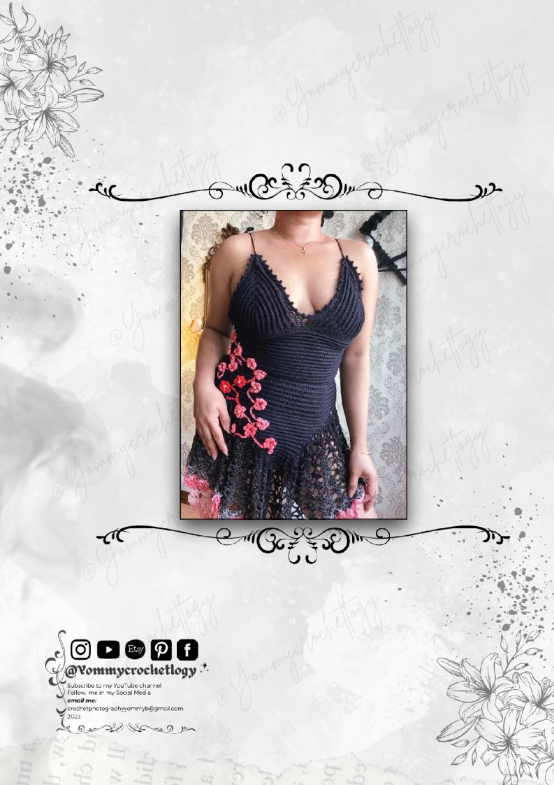 Yommy Crochetlogy - Yommy Brown - The Ridley Duchannes Caster Dress