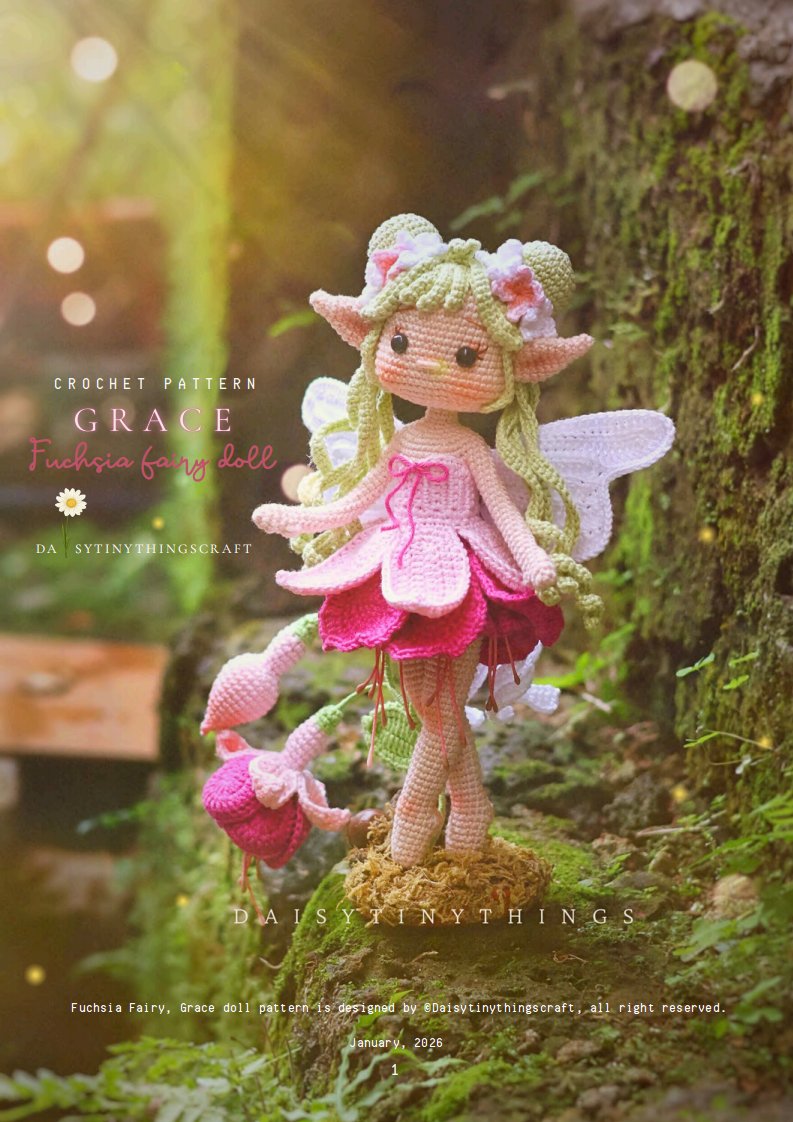 Daisy Tiny Things - Daisy - Hạnh Mèo - Grace Fuschia Fairy Doll