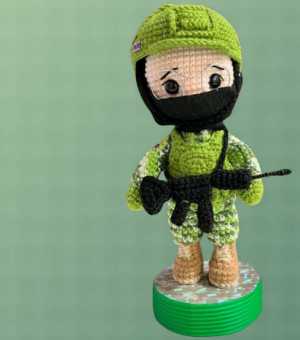 Nayib Tejidos con amor - Nayely Vásquez - Military - Militar - Spanish