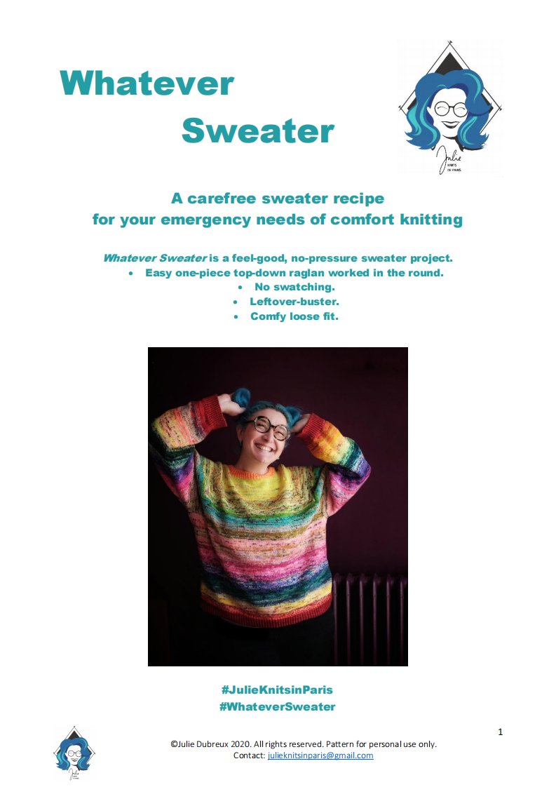 Whatever by Julie Dubreux - Julie Knits in Paris
