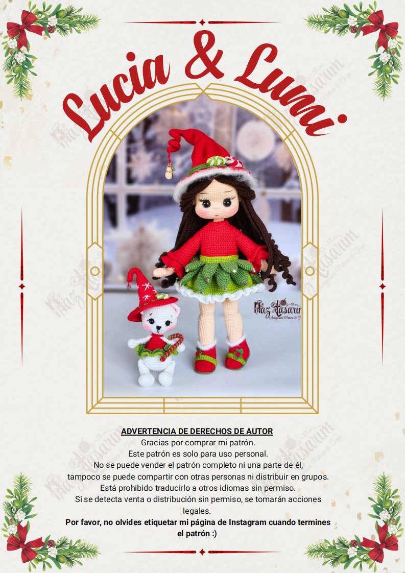 Naz Tasarım Amigurumi - Lucía and Lumi - Spanish
