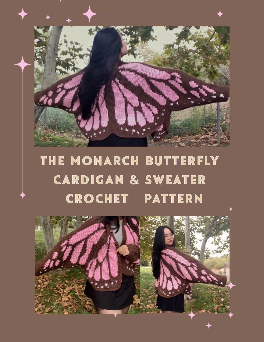 Biyabimi - Binh Yen Wu - The Monarch Butterfly Cardigan and Sweater