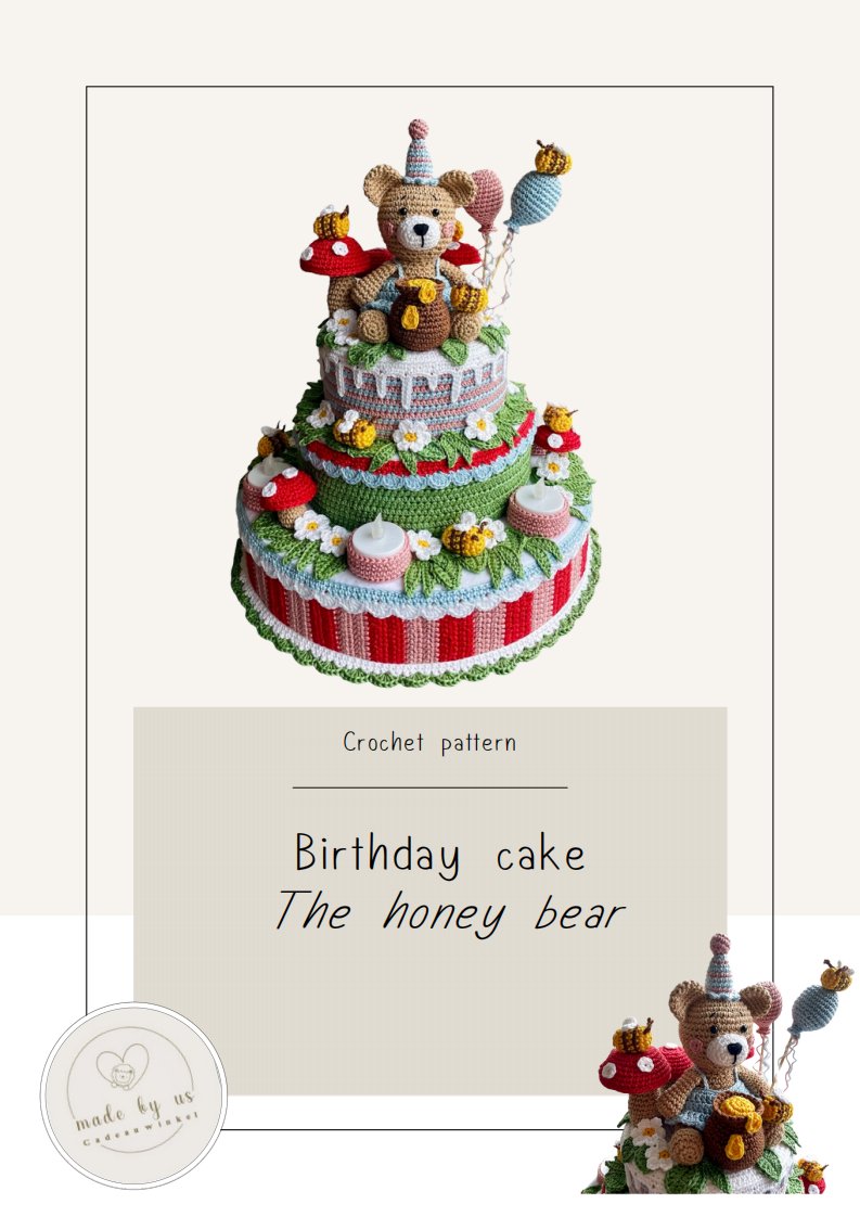 Made by us - cadeau winkel - Rianne Both - Birthday cake - The honey bear