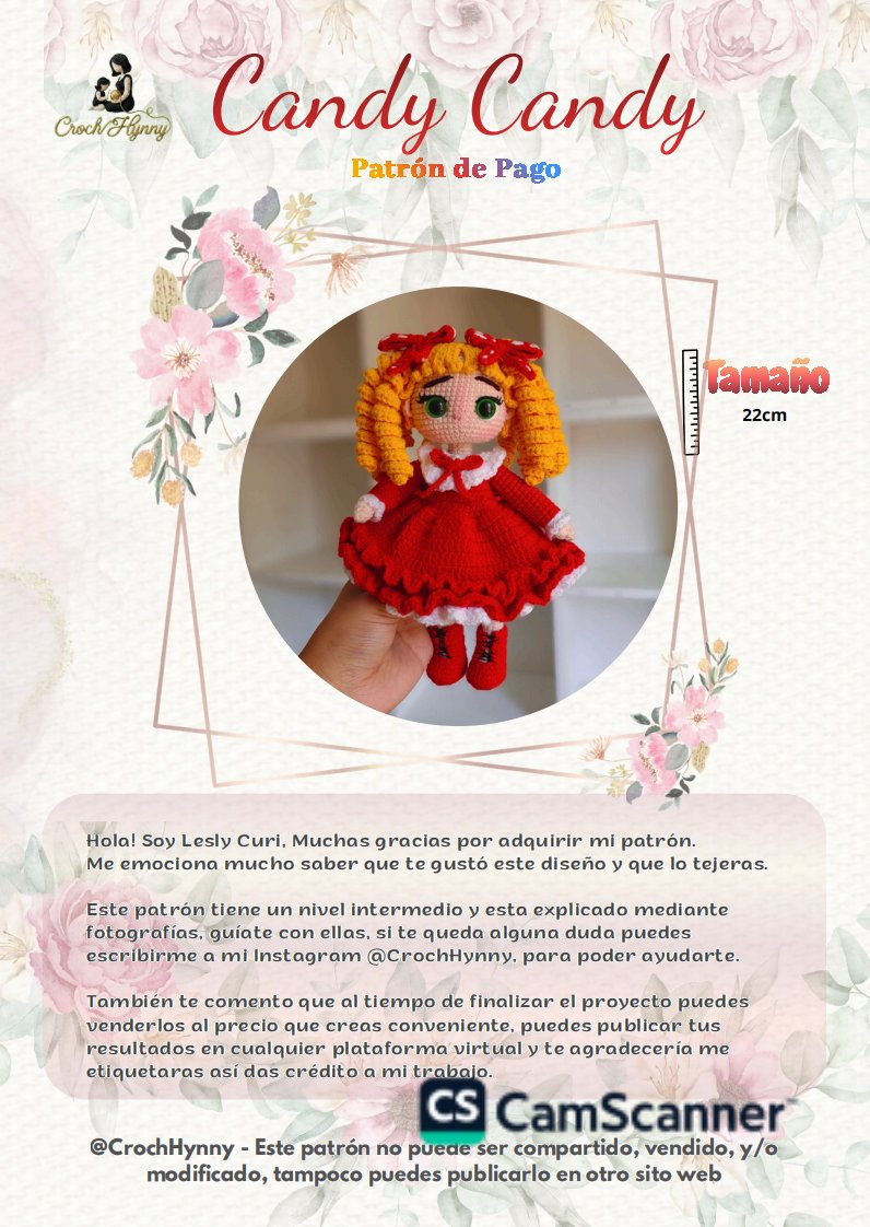 CrochHynny - Lesly Curi - Candy Candy - Spanish