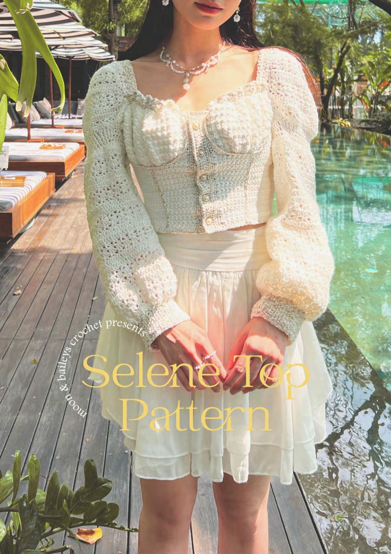 Moon and Baileys Crochet - Brianna Hibikii - Selene Top
