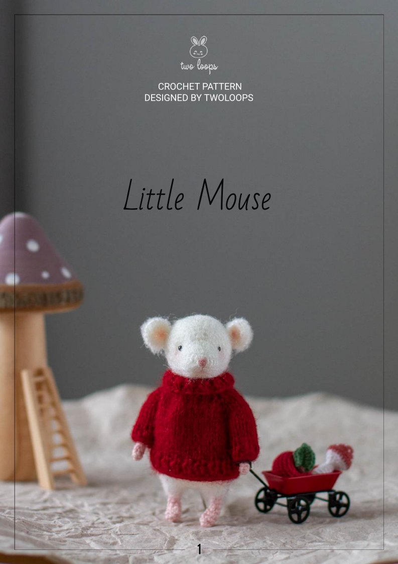 Two Loops Toys - Artliliya - Lilia Art - Little Mouse