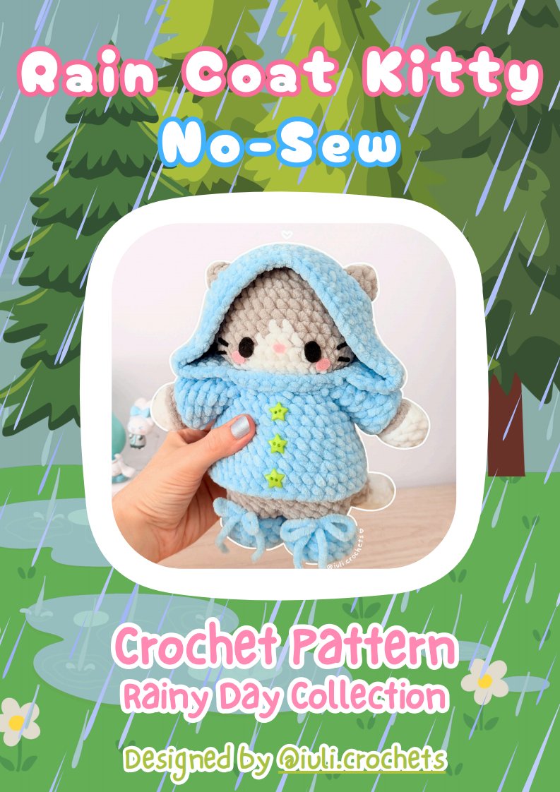 Iuli Designs - Iulia Napar - Rain Coat Kitty