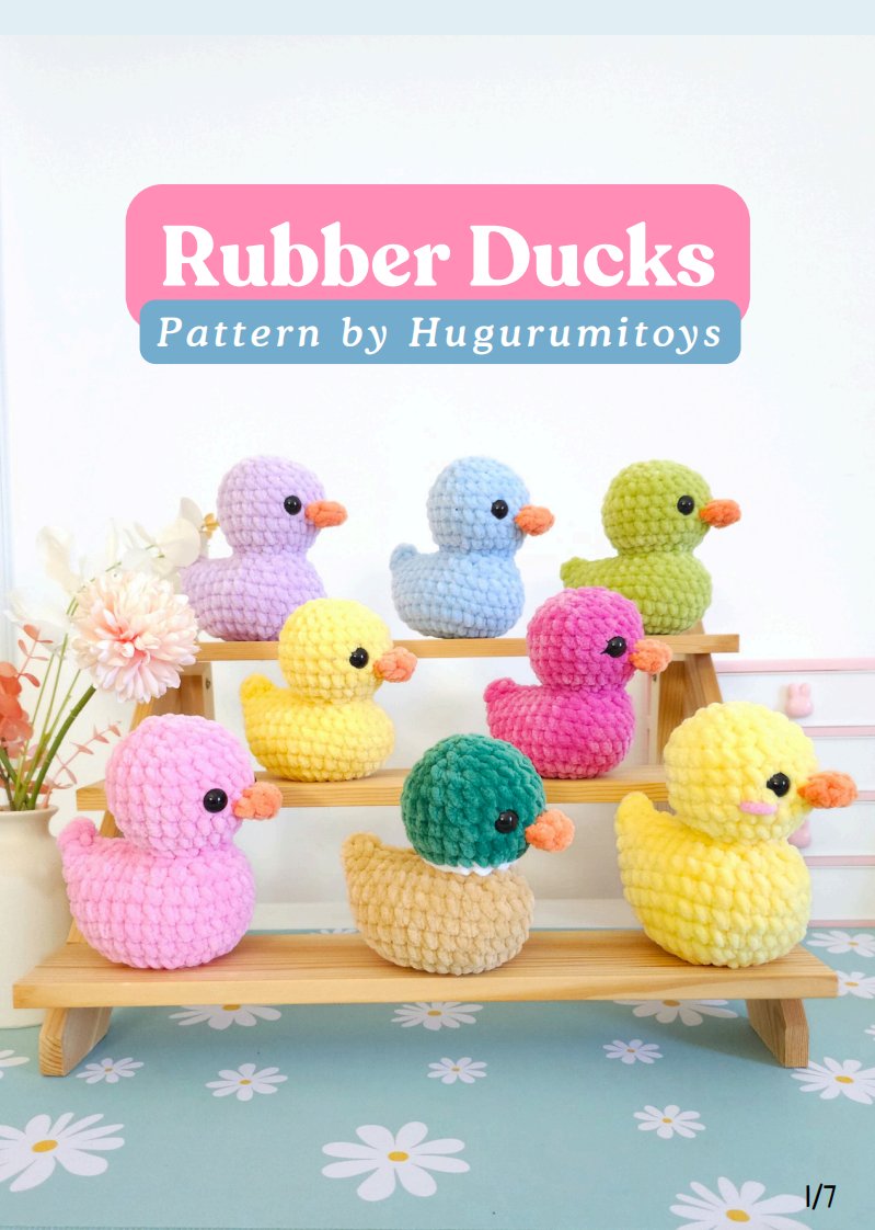 Hugurumi toys  Hugurumi Toys to Hug - Silvia Parascandolo - Rubber Ducks