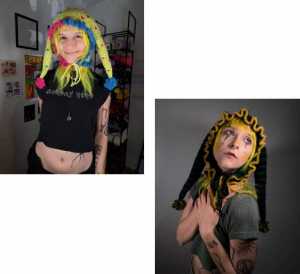 Vandal Yarnz - Vickie Vandal - Slouchy Jester Hat