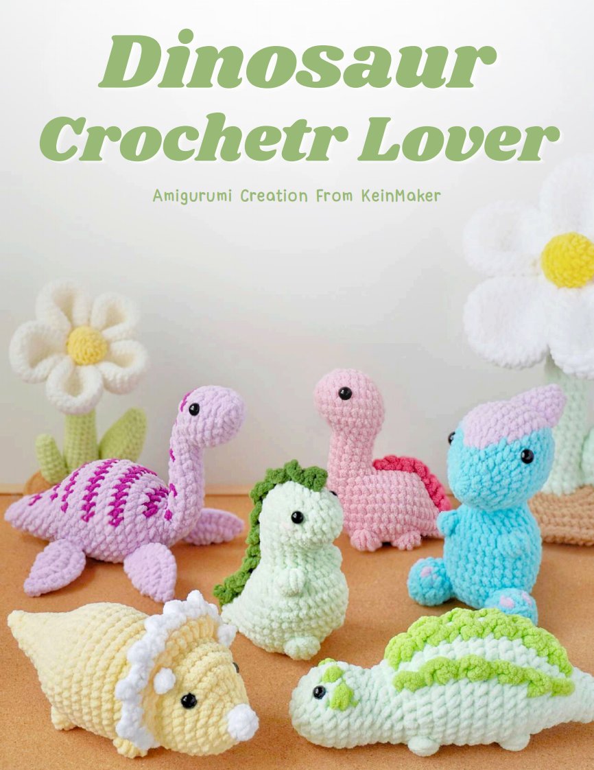 OMG Studio Kein Maker - Dinosaur Crochetr Lover - Kein T - 2024