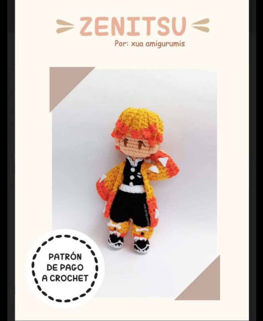 Xua Amigurumis - Lizeth - Zenitsu Agatsuma