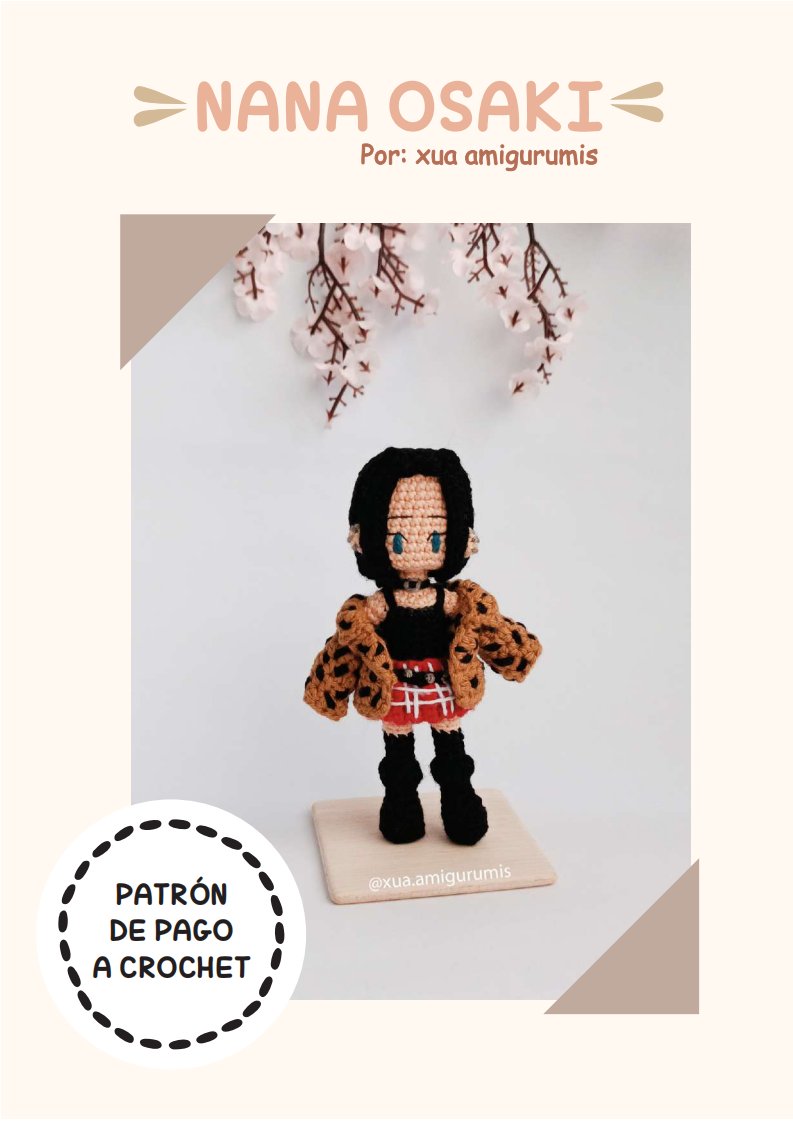 Xua Amigurumis - Lizeth - Nana Osaki - Spanish