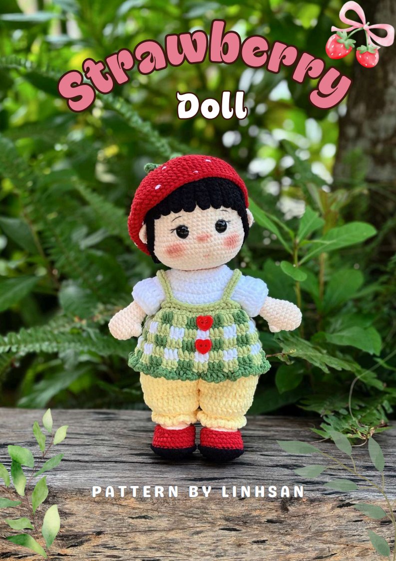 Linhsan crochet 79  LinhSan Handmade - Linh San - Strawberry Doll