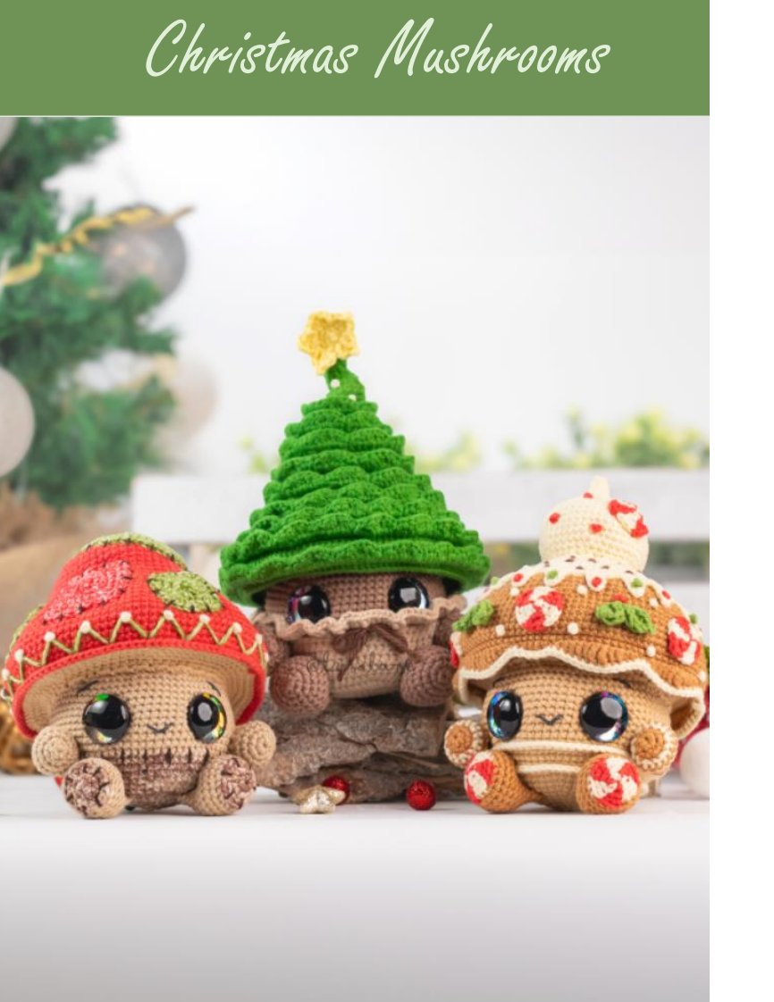 66lyralunedesigns -  Christmas Mushrooms