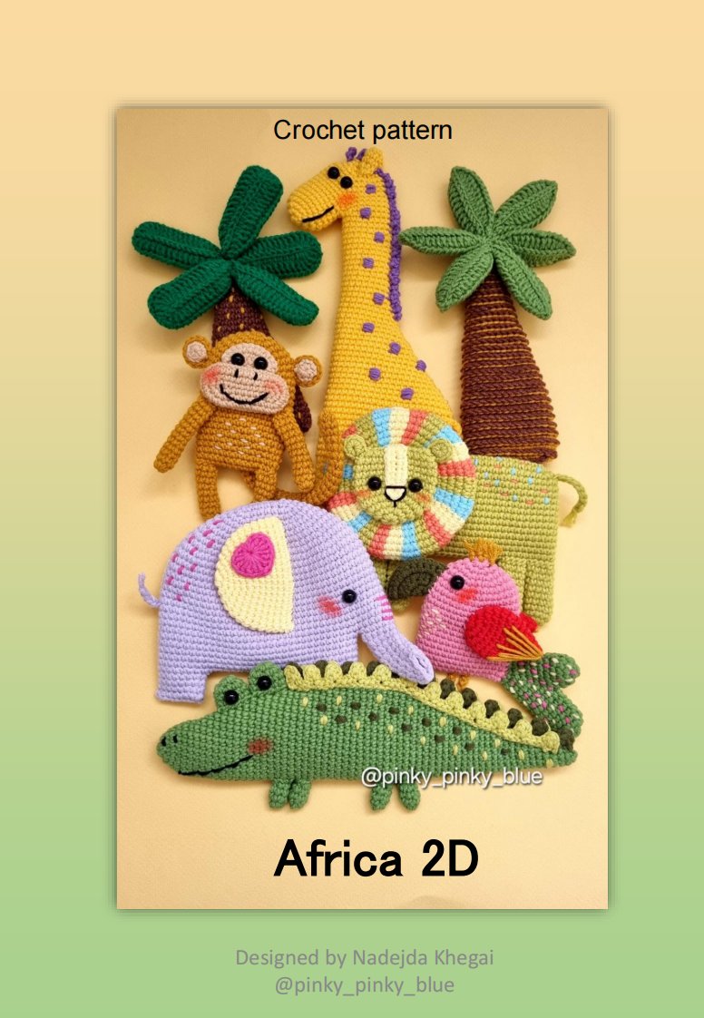 Pinky Pinky Blue - Nadejda Khegay - Africa 2D