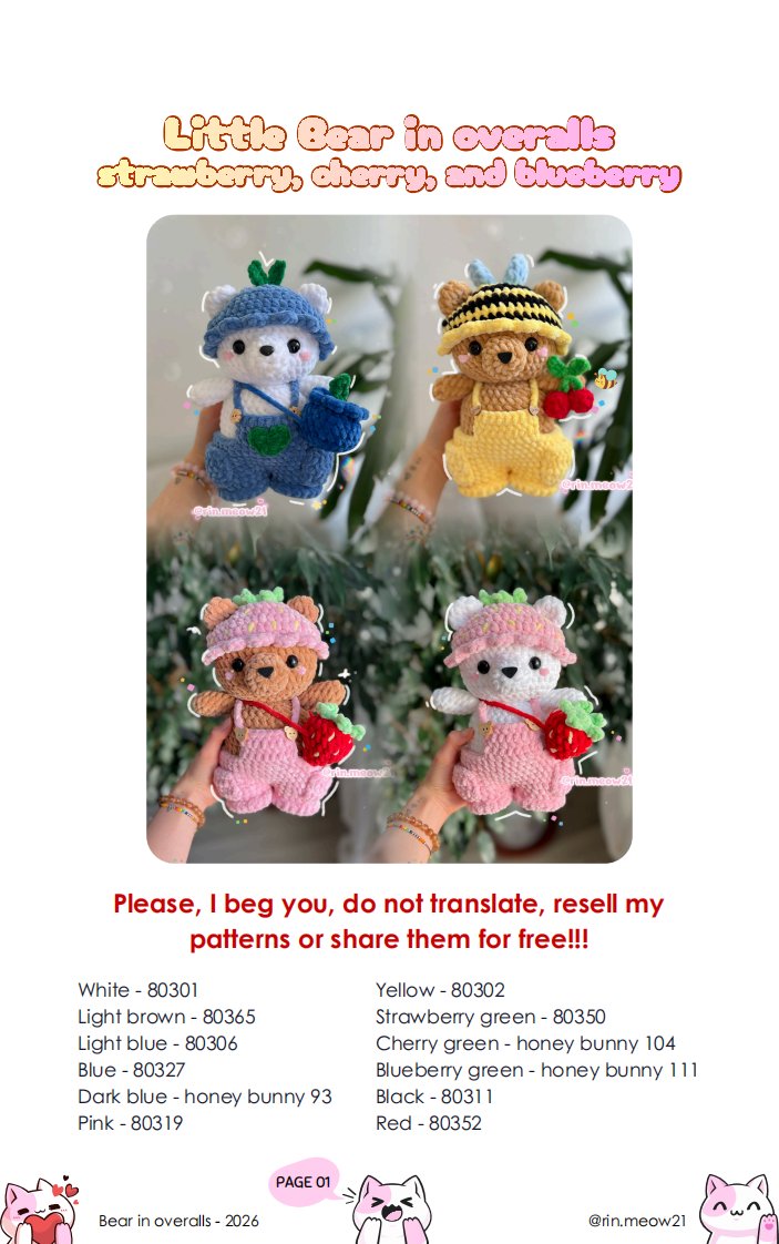RIN Crochet - rin.meow21 - Linh Dang - Little Bear