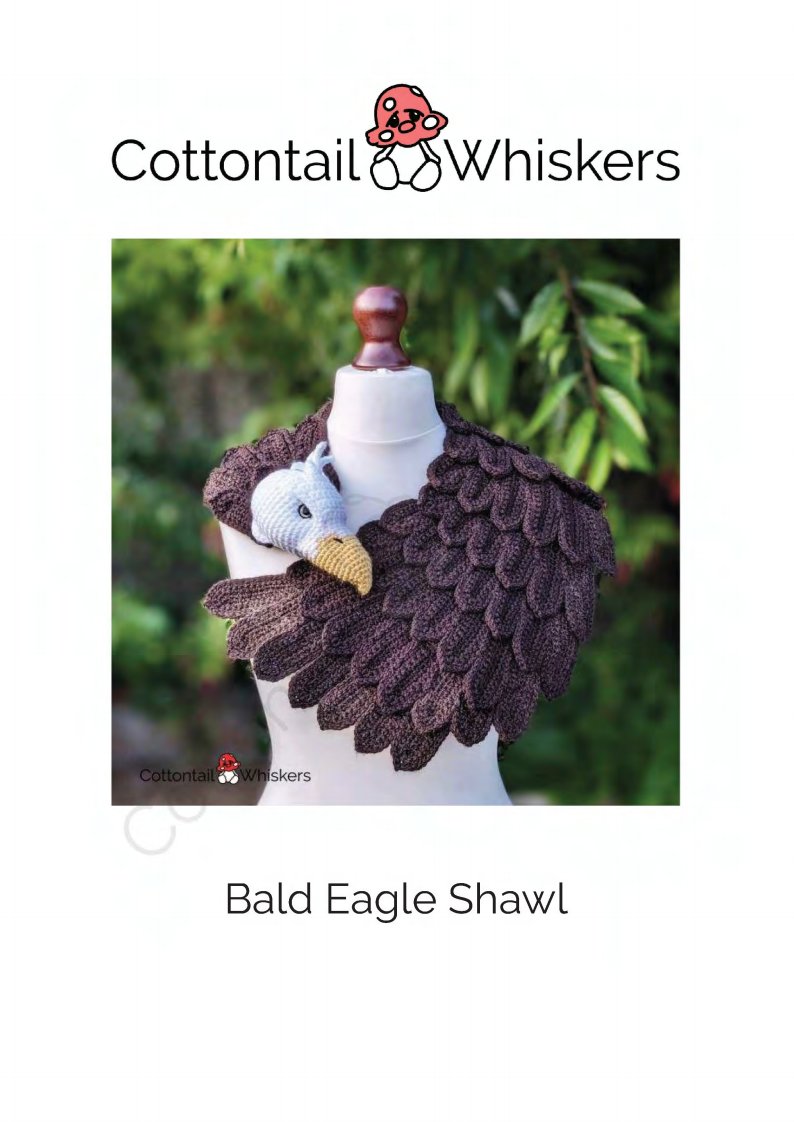 Cottontail and Whiskers - Bea King - Bald Eagle Shawl