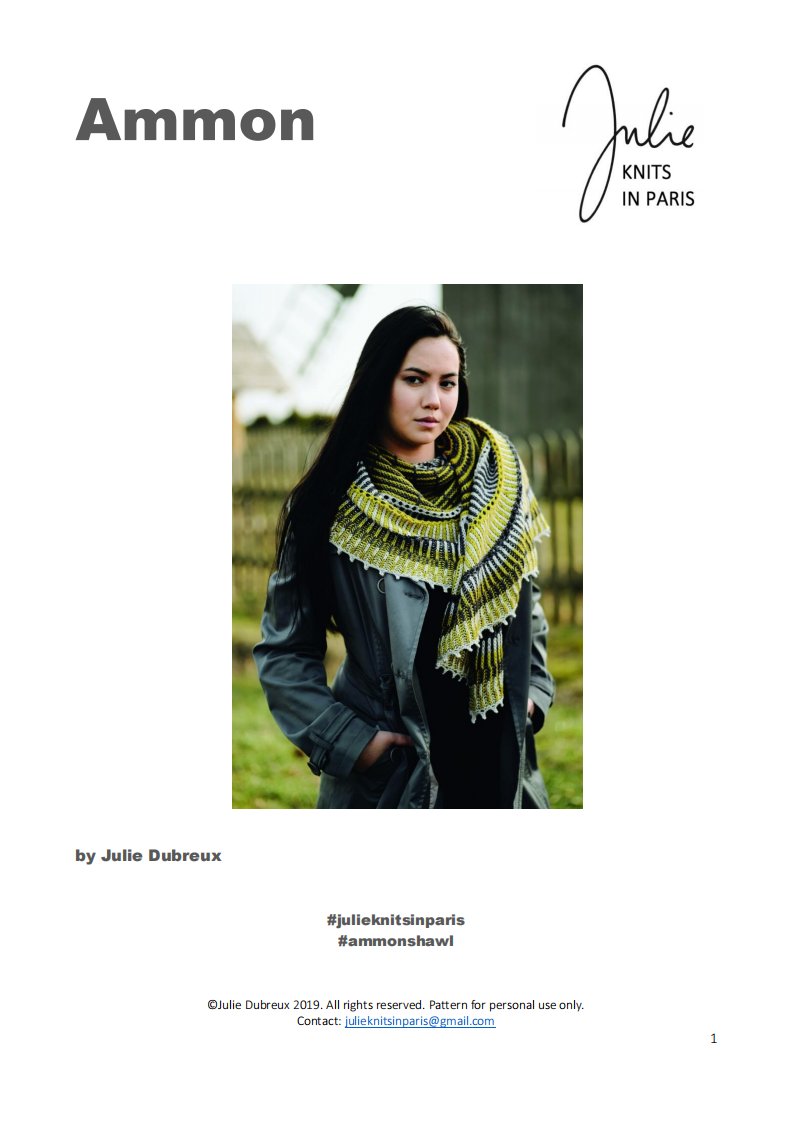 Ammon by Julie Dubreux - Julie Knits in Paris
