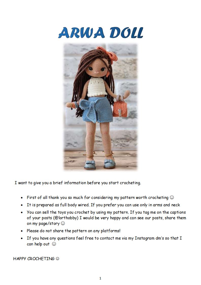 Lorthobby - Canan Lort - Arwa Doll Blue Costume