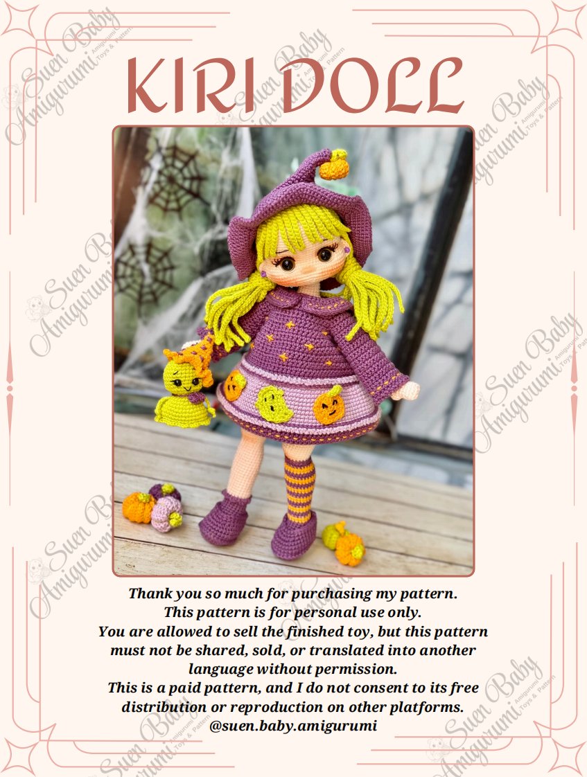 Suen Baby Amigurumi - Aysun - Kiri Doll