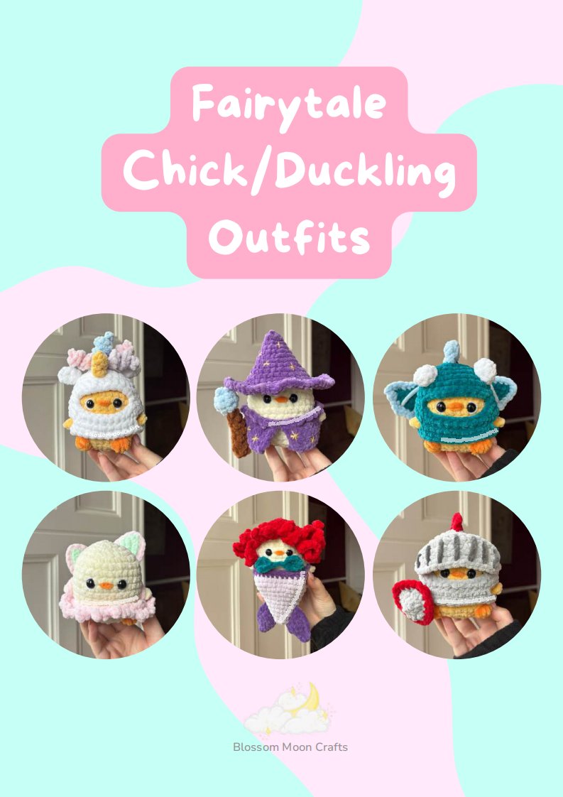 Blossom Moon Crafts - Emily - Chick Duckling-Fairytale Outfits