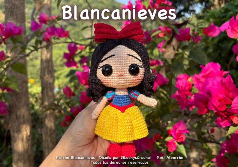 Lochys Crochet - Rosi  Rosita Albarran - Snow White - Blancanieves - Spanish