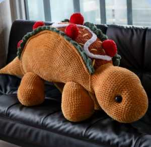 Croutons Crochet - Naomi Fox - Giant Tacosaurus