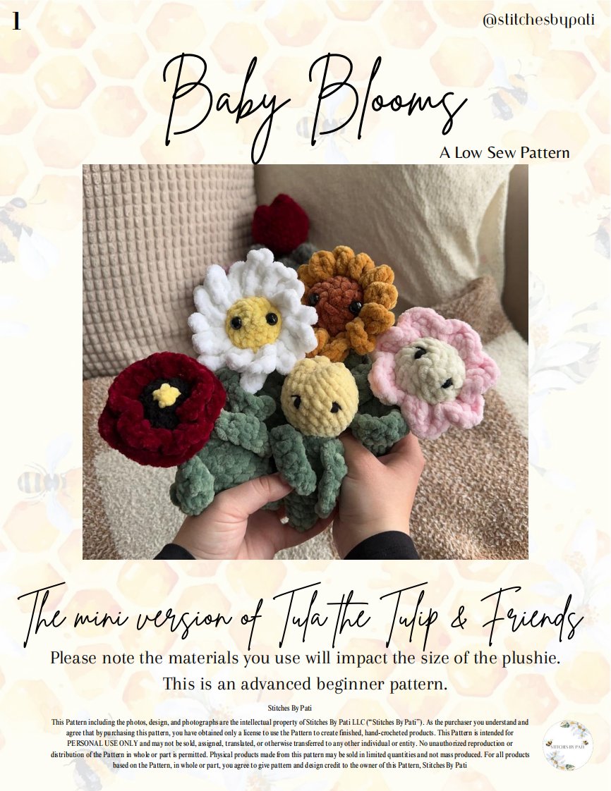 Stitches by Pati - Pati Z - Baby Blooms