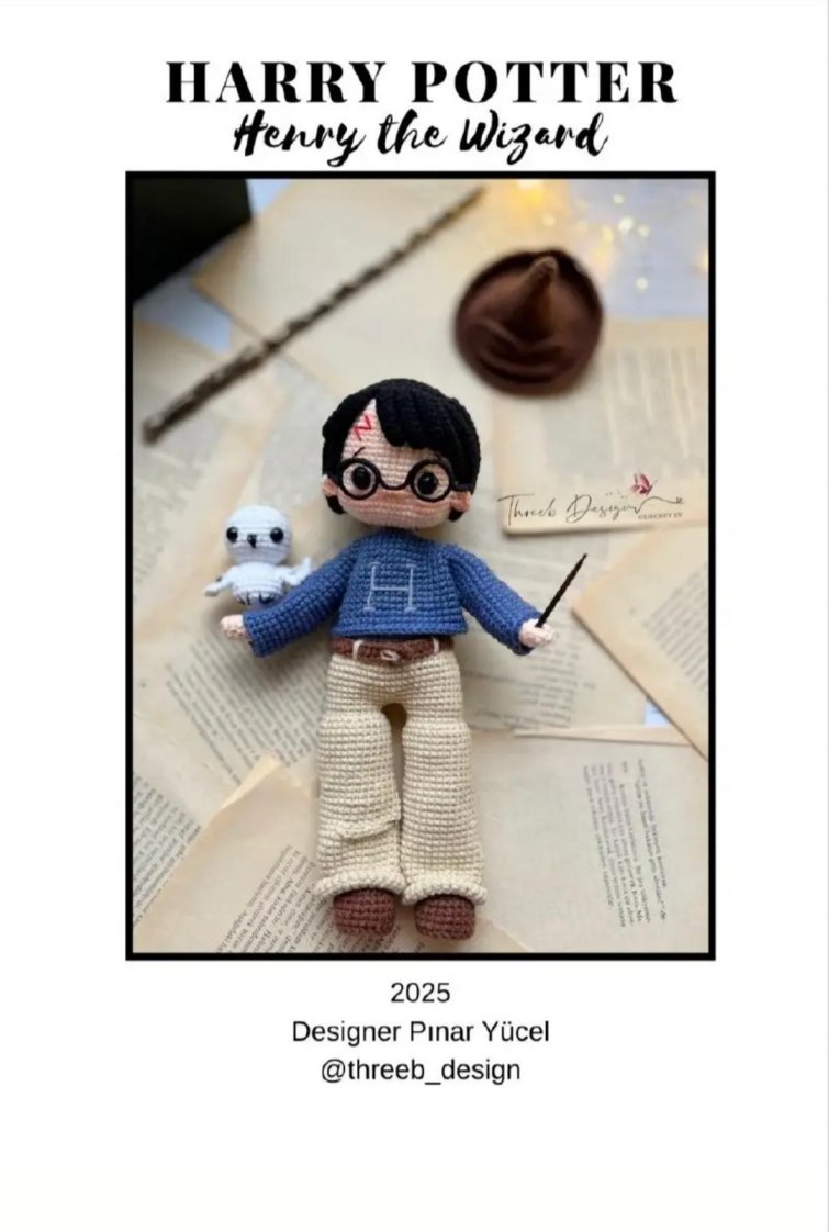 Threeb Design - Pınar Yücel - Harry Potter Henry the wizard