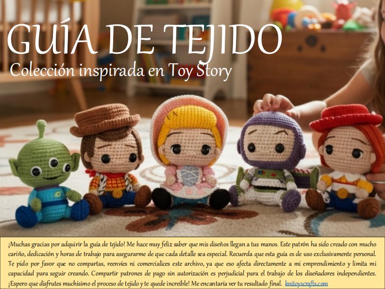 Knitoys and Crafts - Erika Enoki - E-book Toy Story 2026 Vol. 01 - Spanish