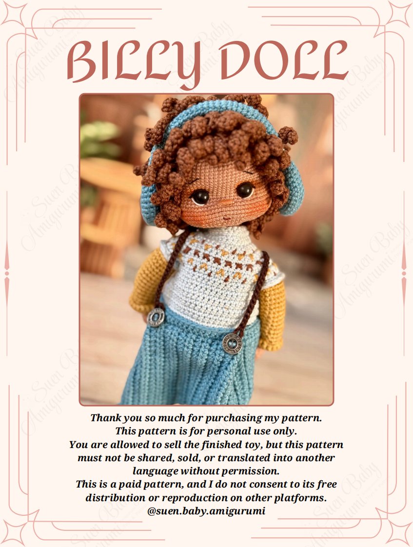 Suen Baby Amigurumi - Billy Doll